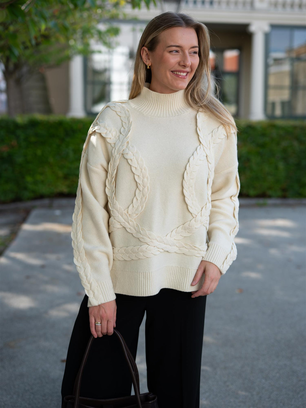 Alva Sweater Cloud Offwhite