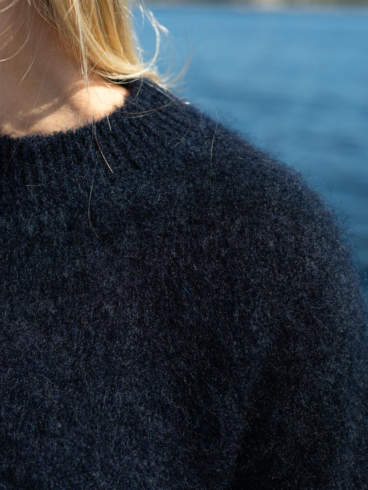 From Paris With Love Kid Mohair T-Shirt Navy