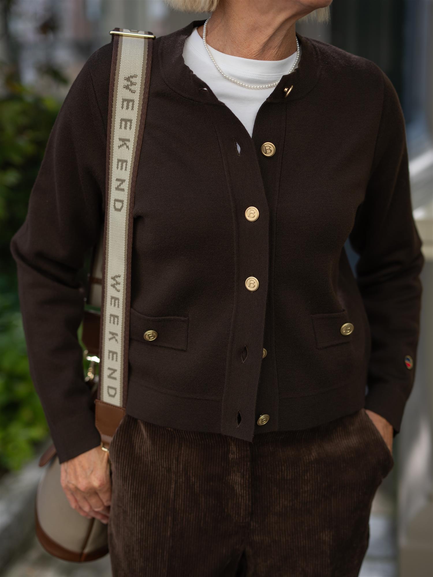 Aria Cardigan Chocolat