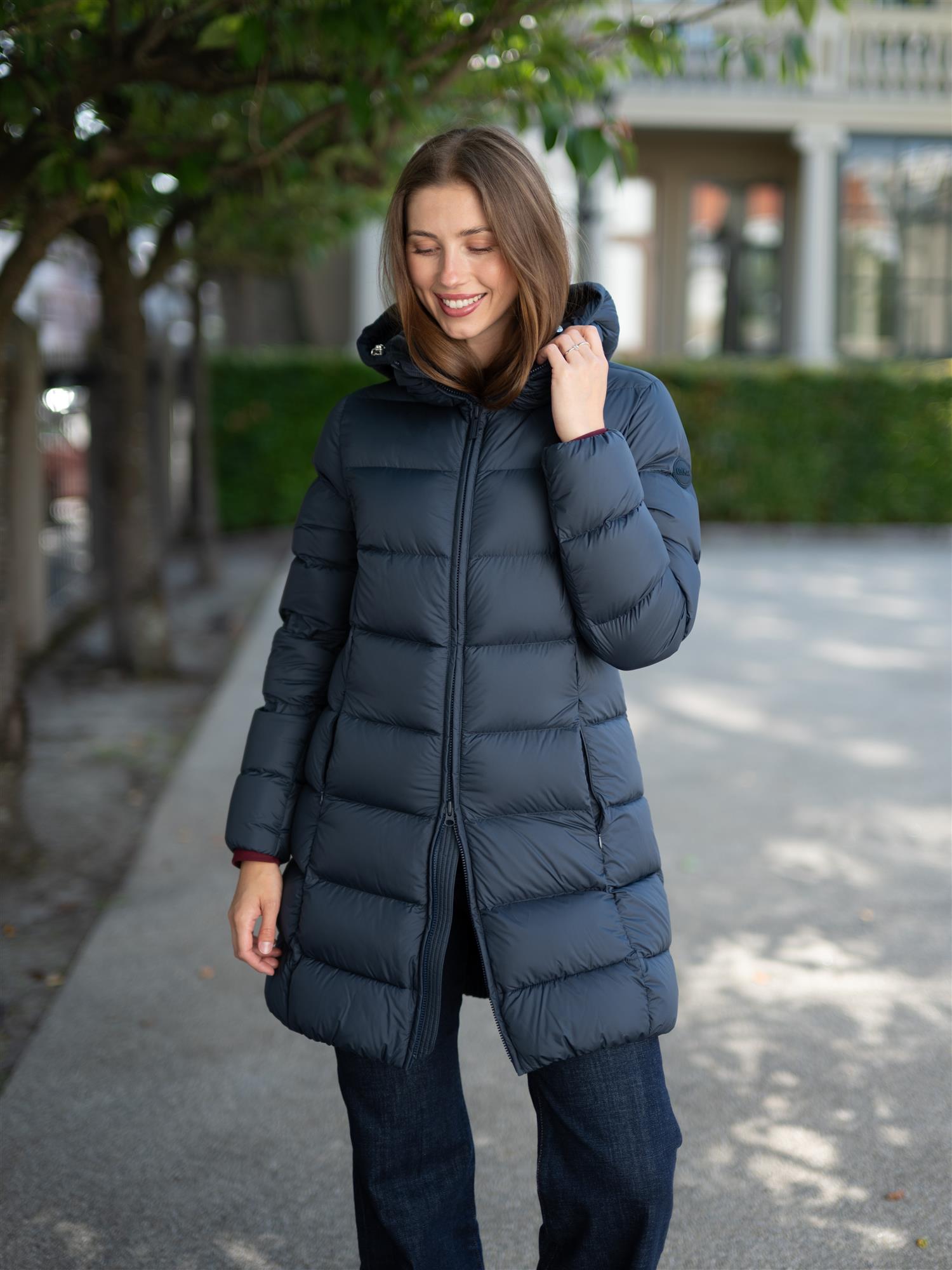 Ladies Down Jacket Blue