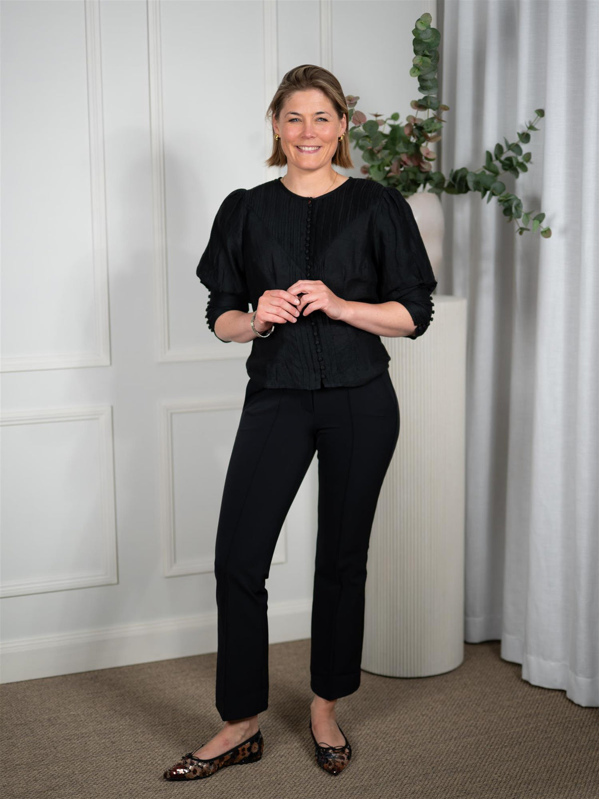 Ella&il Katja Blouse Black