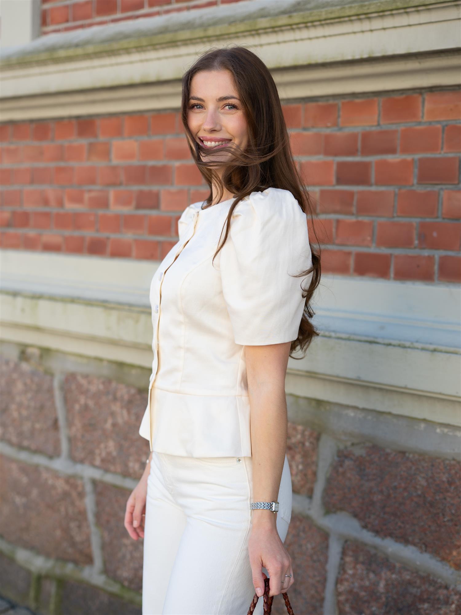 Camilla Pihl Sabina Blouse Cream