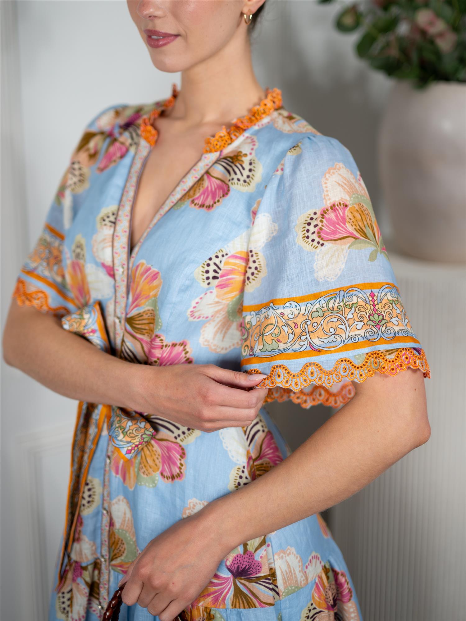 Hale Bob Brody Dress Blue