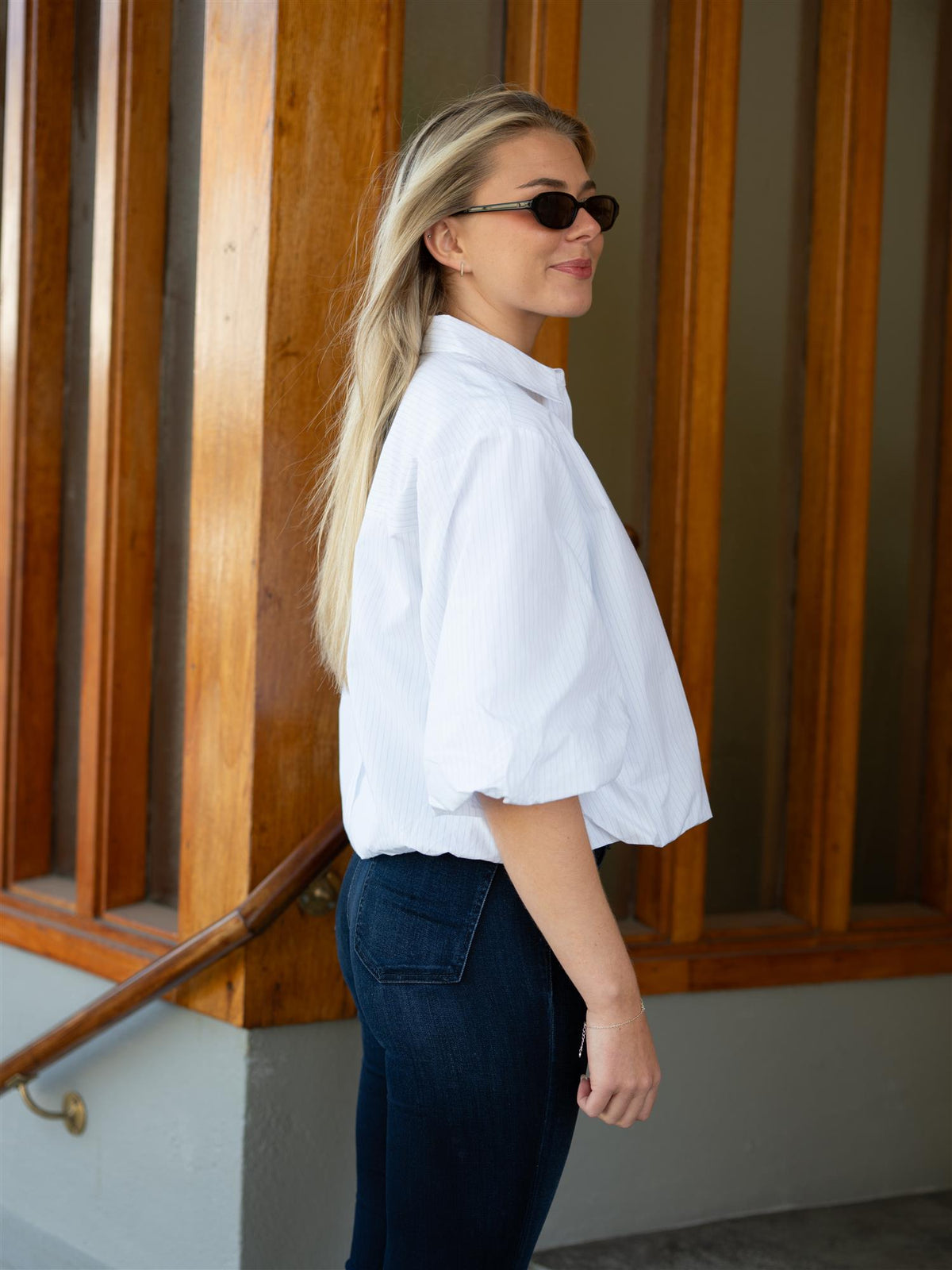 MMMaxime Nylah Shirt Bright White