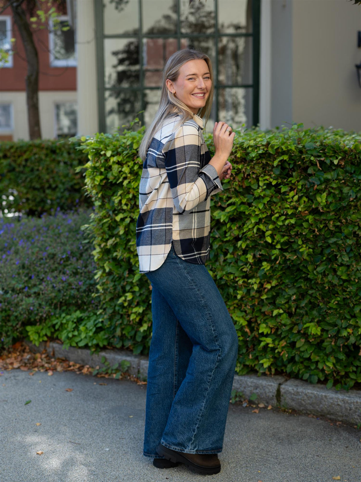 Anna Shirt Light Birchwood Tartan