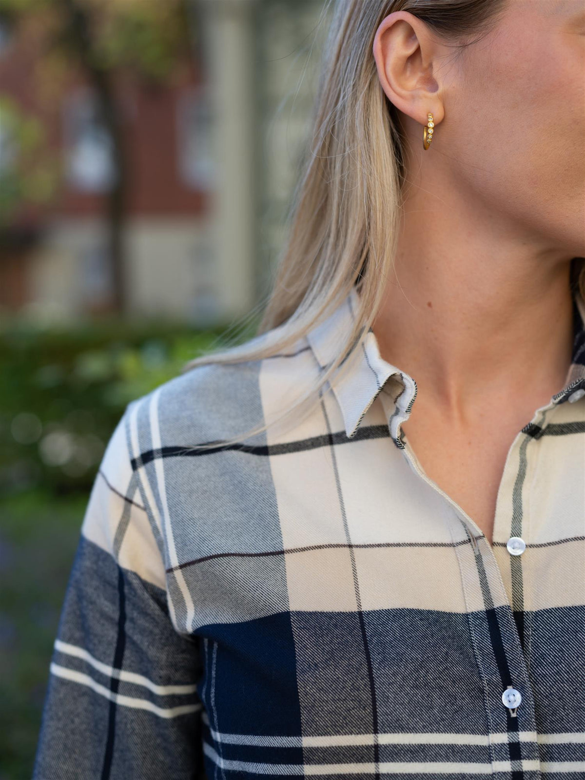 Anna Shirt Light Birchwood Tartan