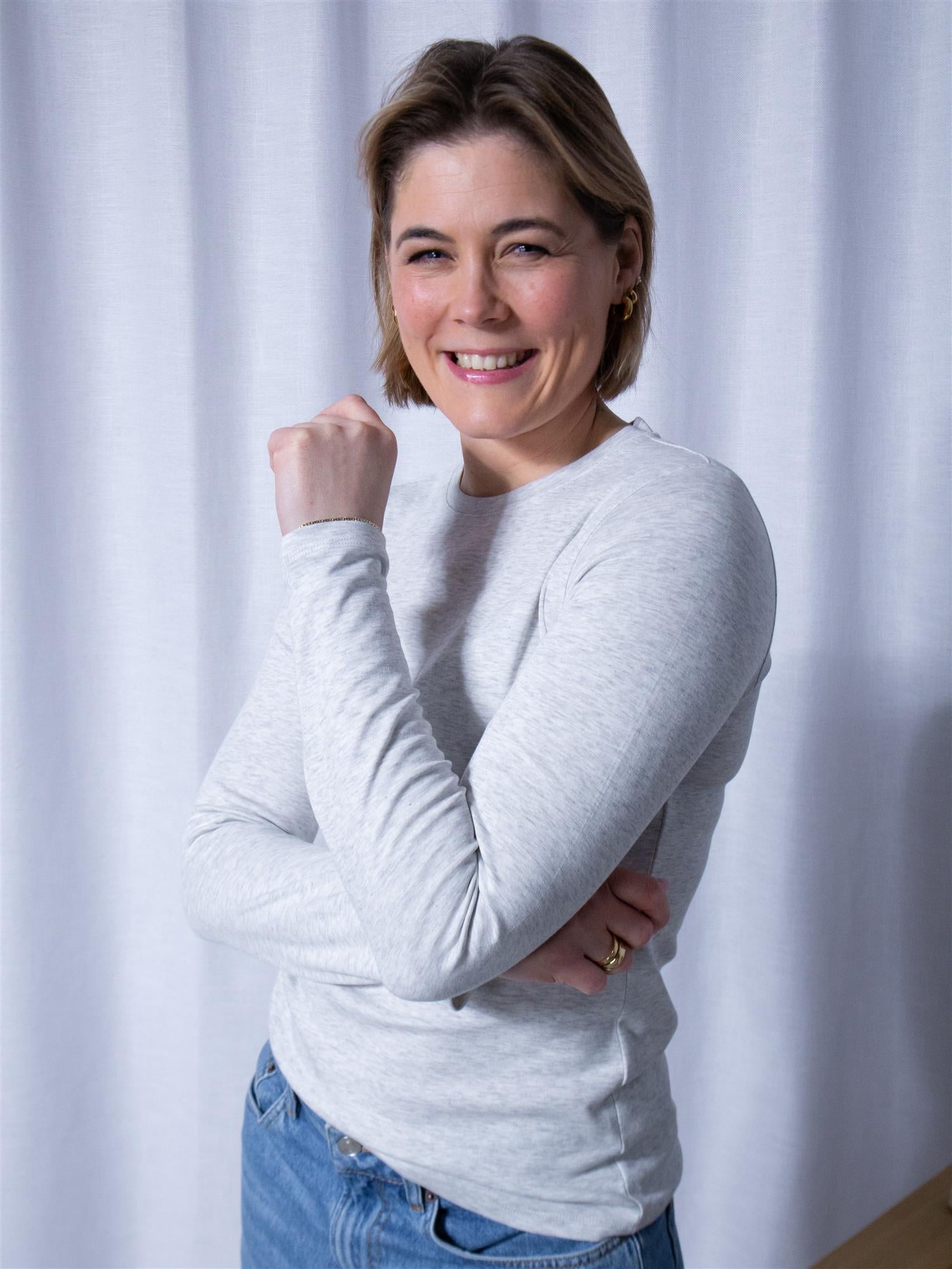 Julie Josephine Andrea Longsleeve Grey Melange