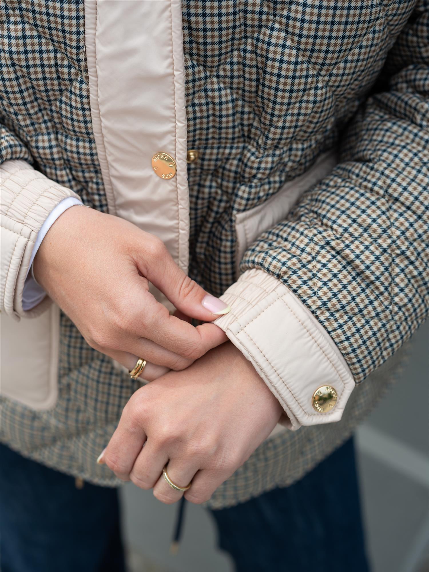 MMAnna Rye Check Jacket Doeskin
