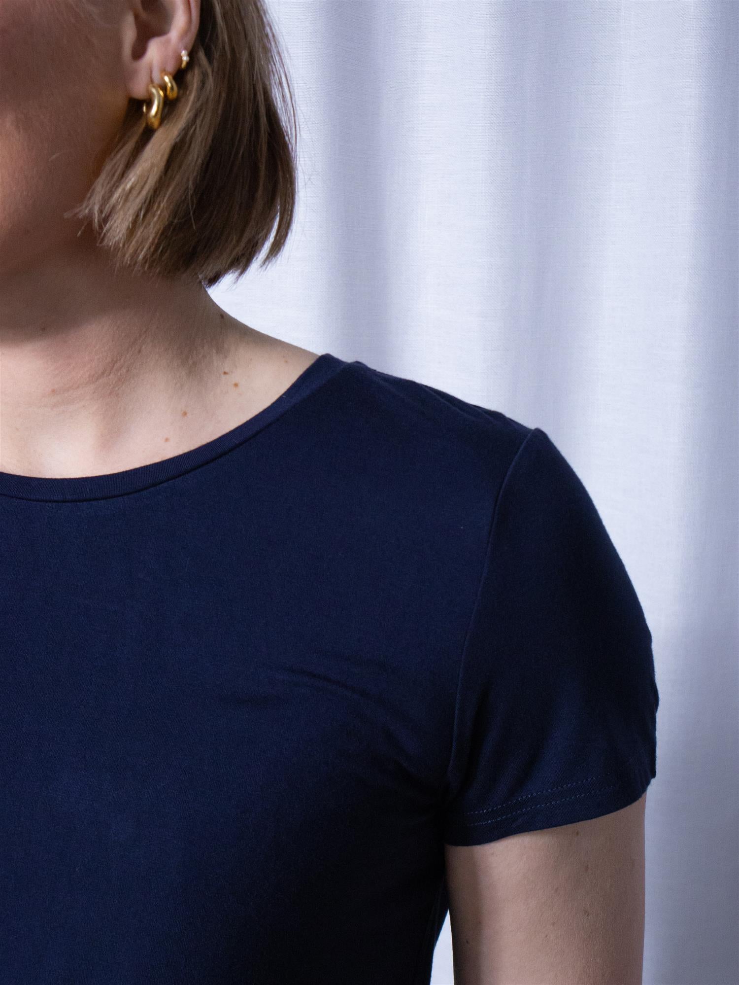 Riccovero Basic Tee Navy