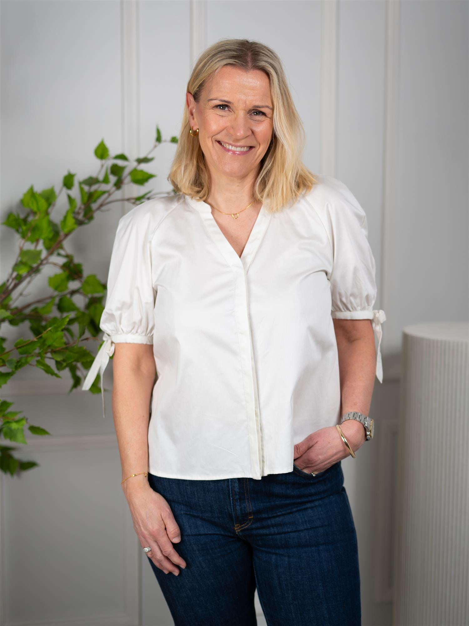 Camilla Pihl Liza Blouse Cream