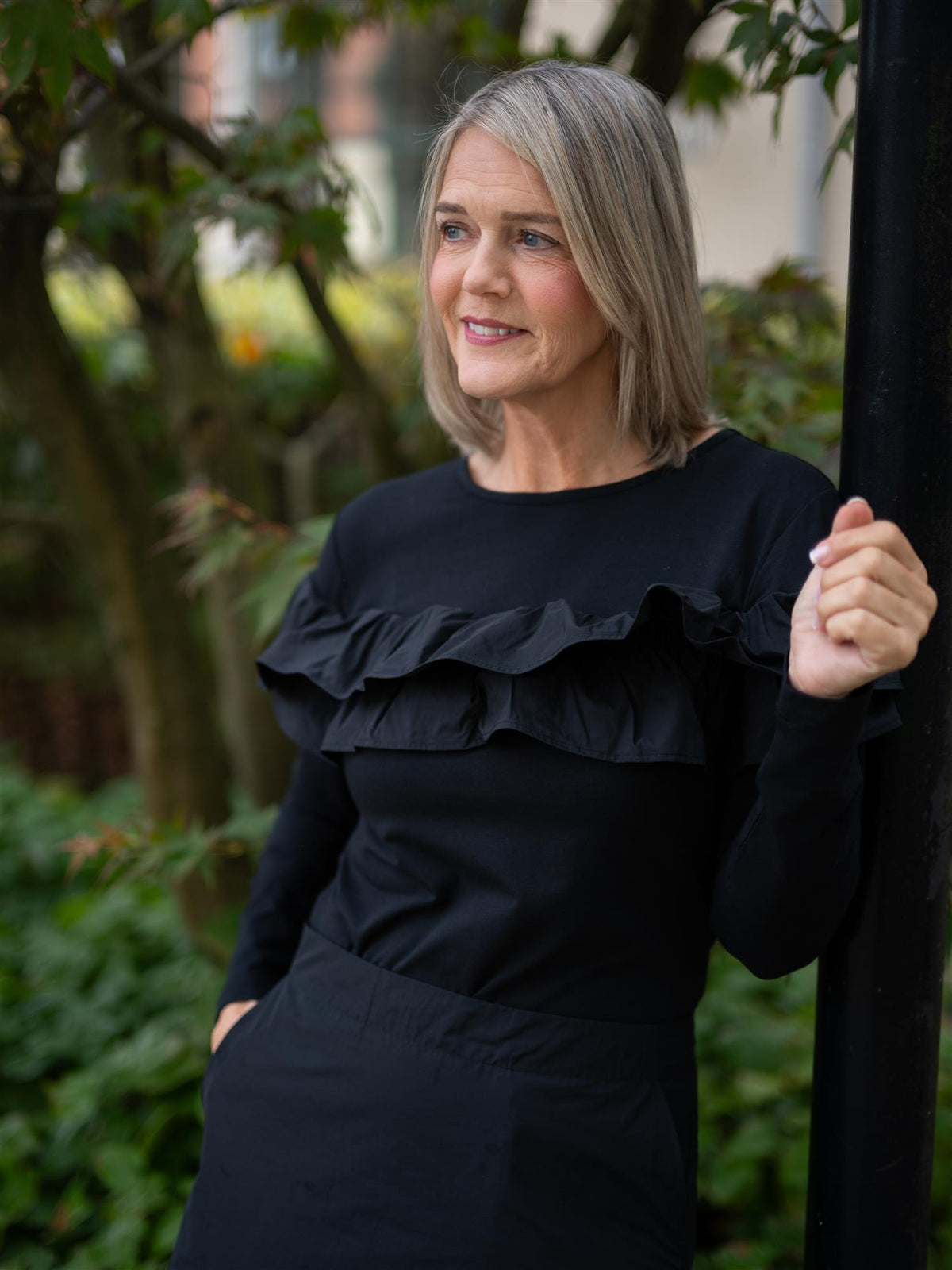 Wakaba Blouse Black
