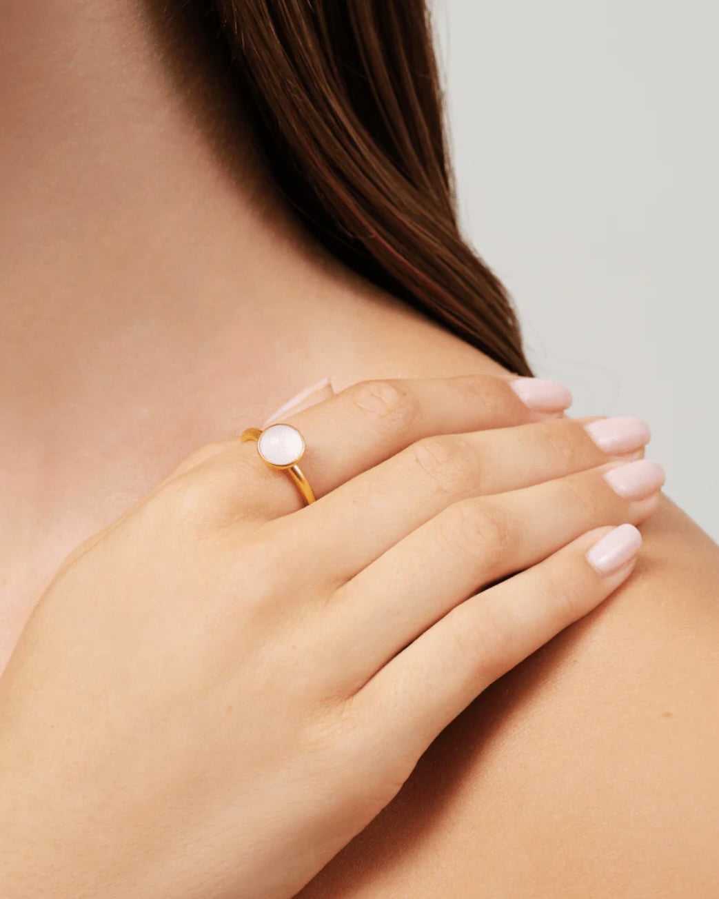 Julie Sandlau Primini Ring Milky Rose