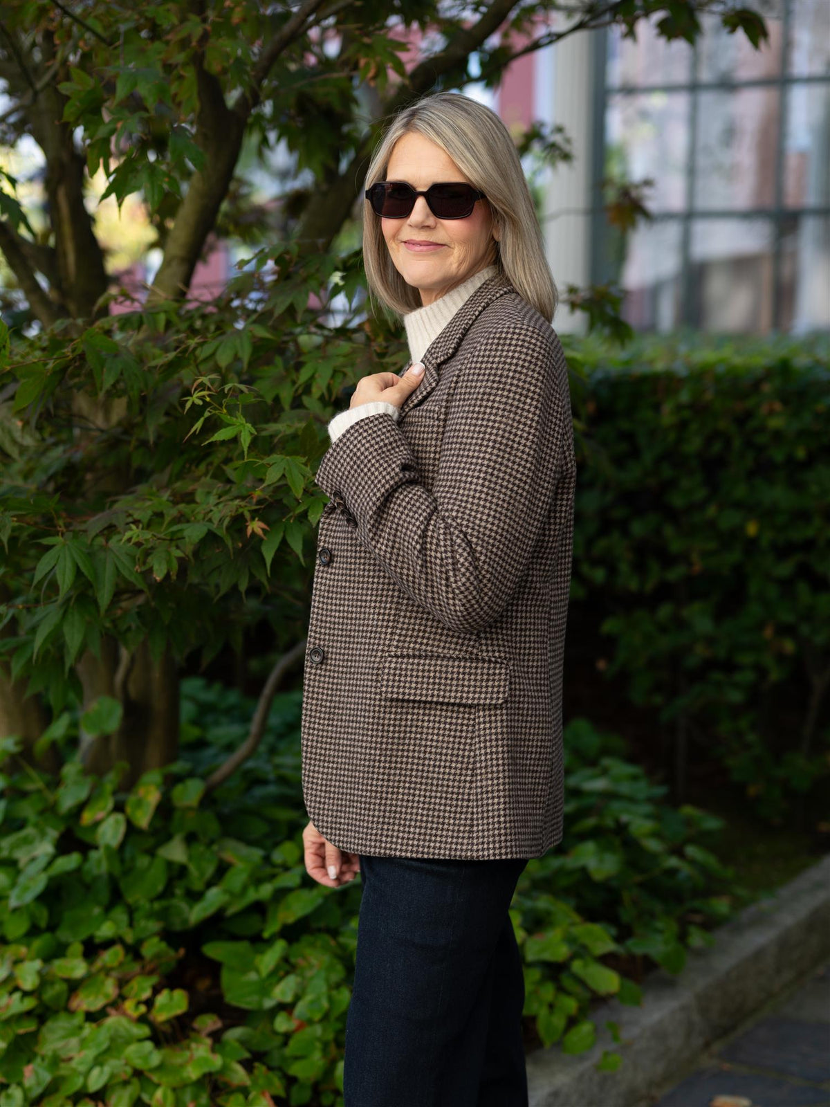 Houndstooth Blazer