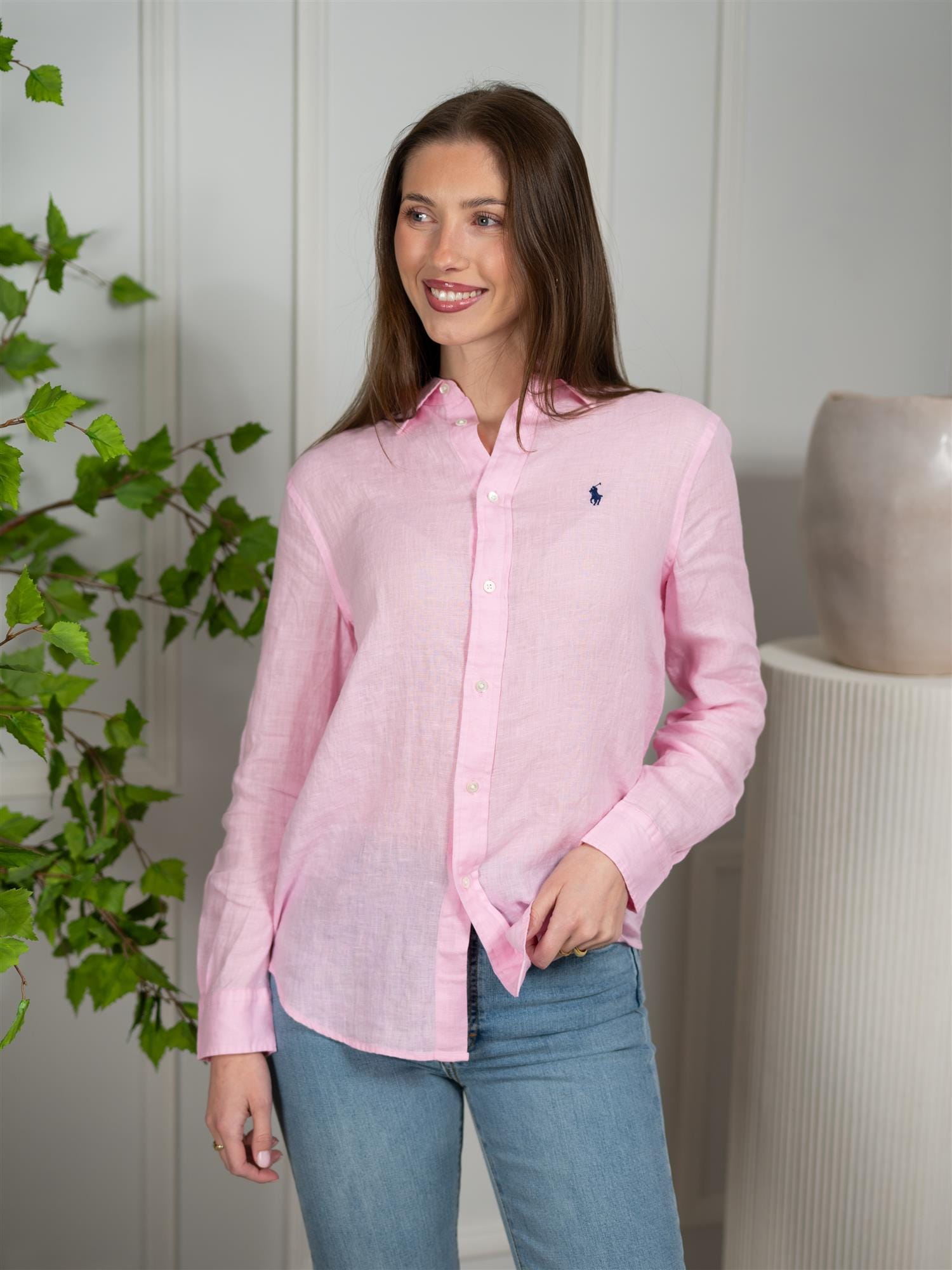 Polo Classic-Long Sleeve-Button Front Shirt