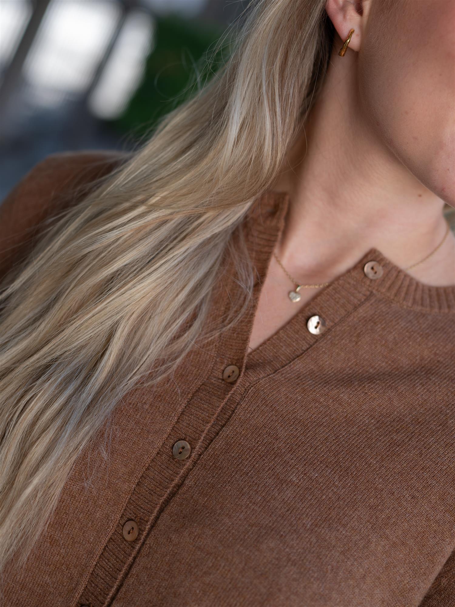 Dear Dharma Clara Cardigan Camel