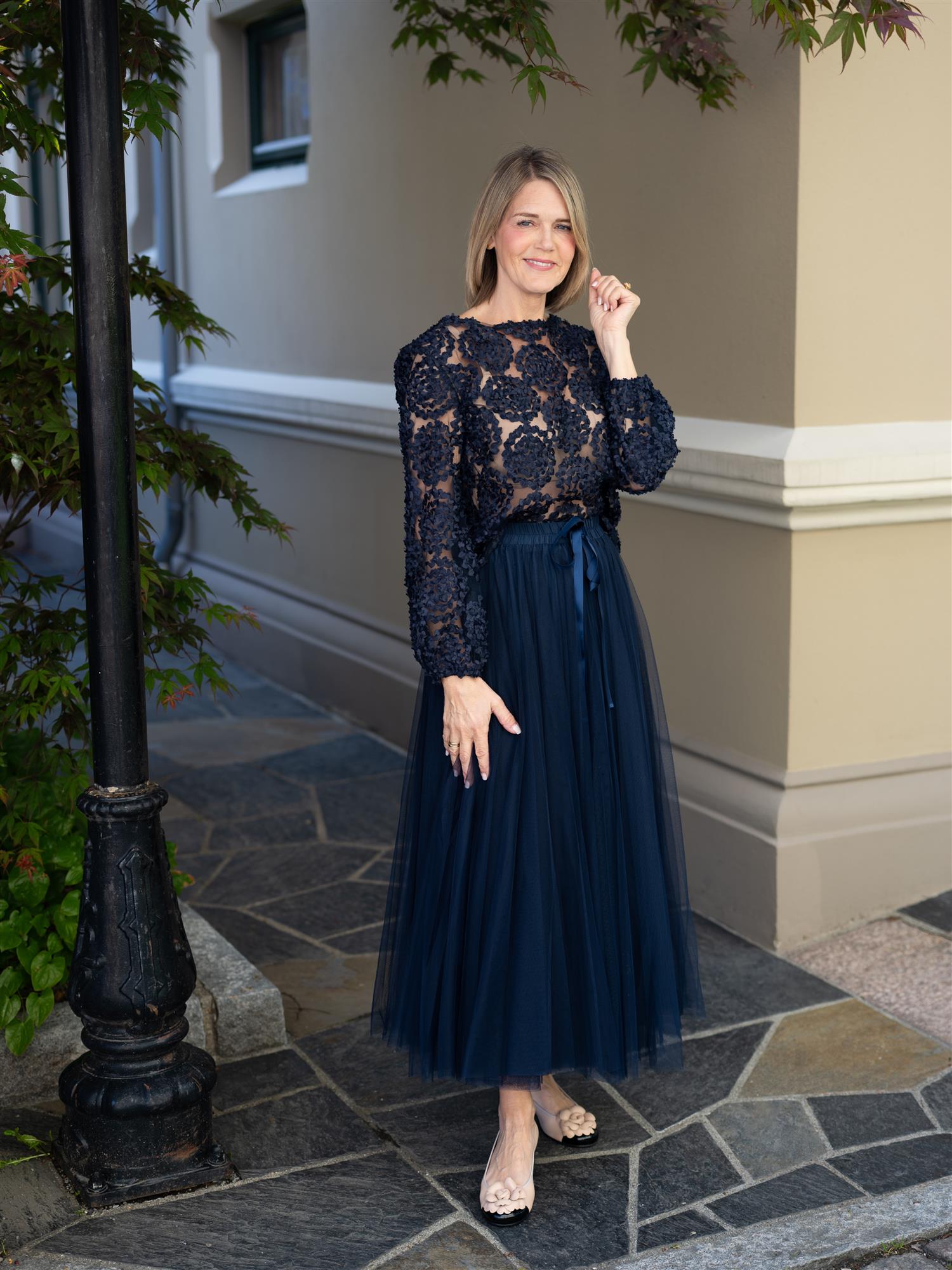 From Paris With Love Blondetopp Navy