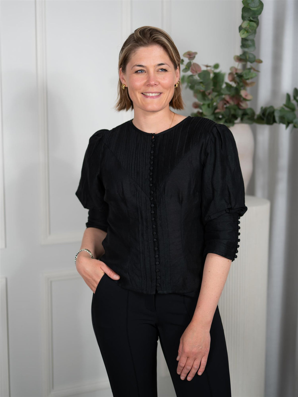 Ella&il Katja Blouse Black