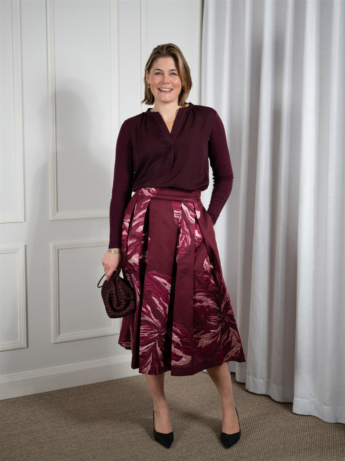 Abey Skirt With Pockets