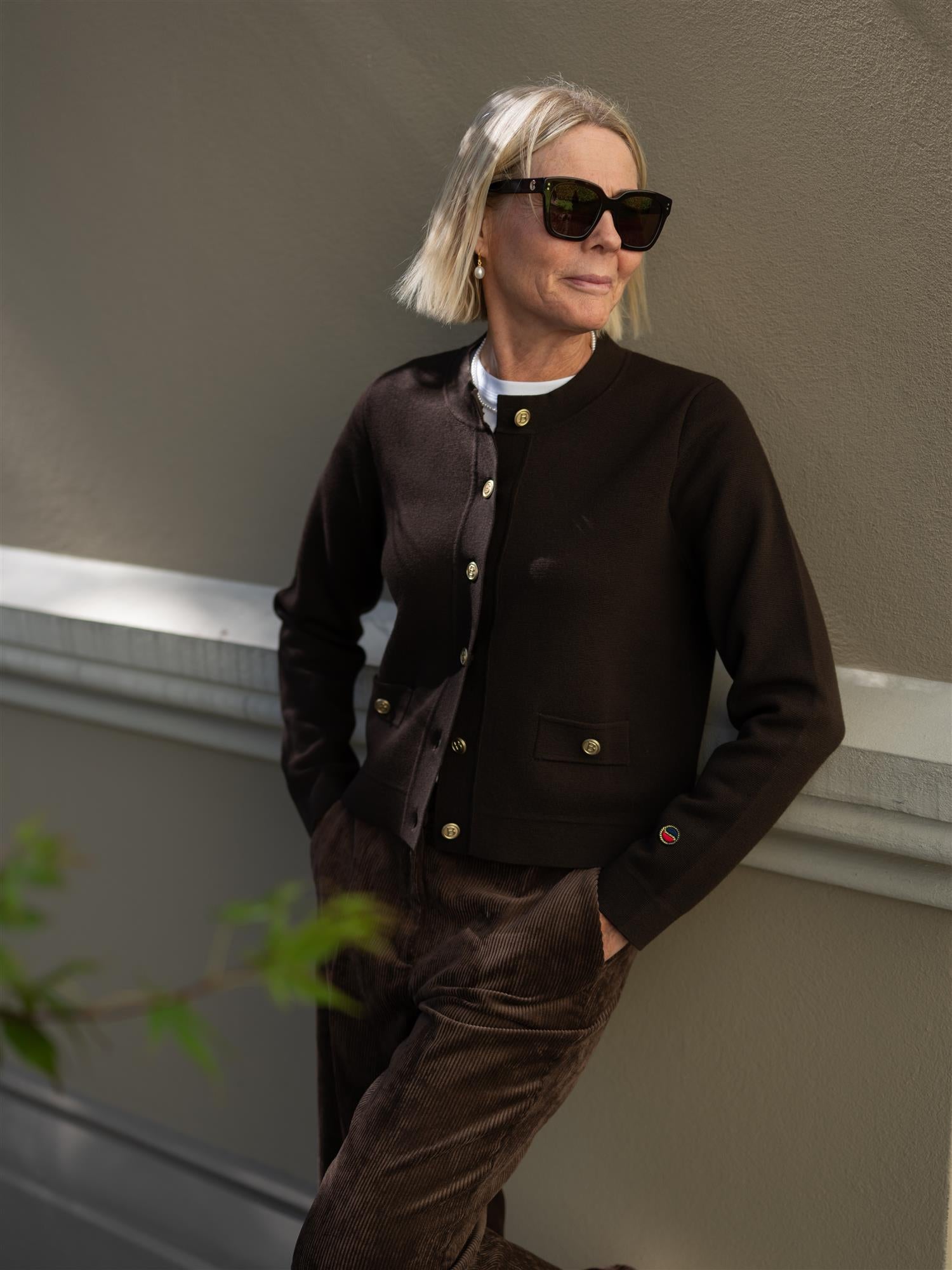 Aria Cardigan Chocolat