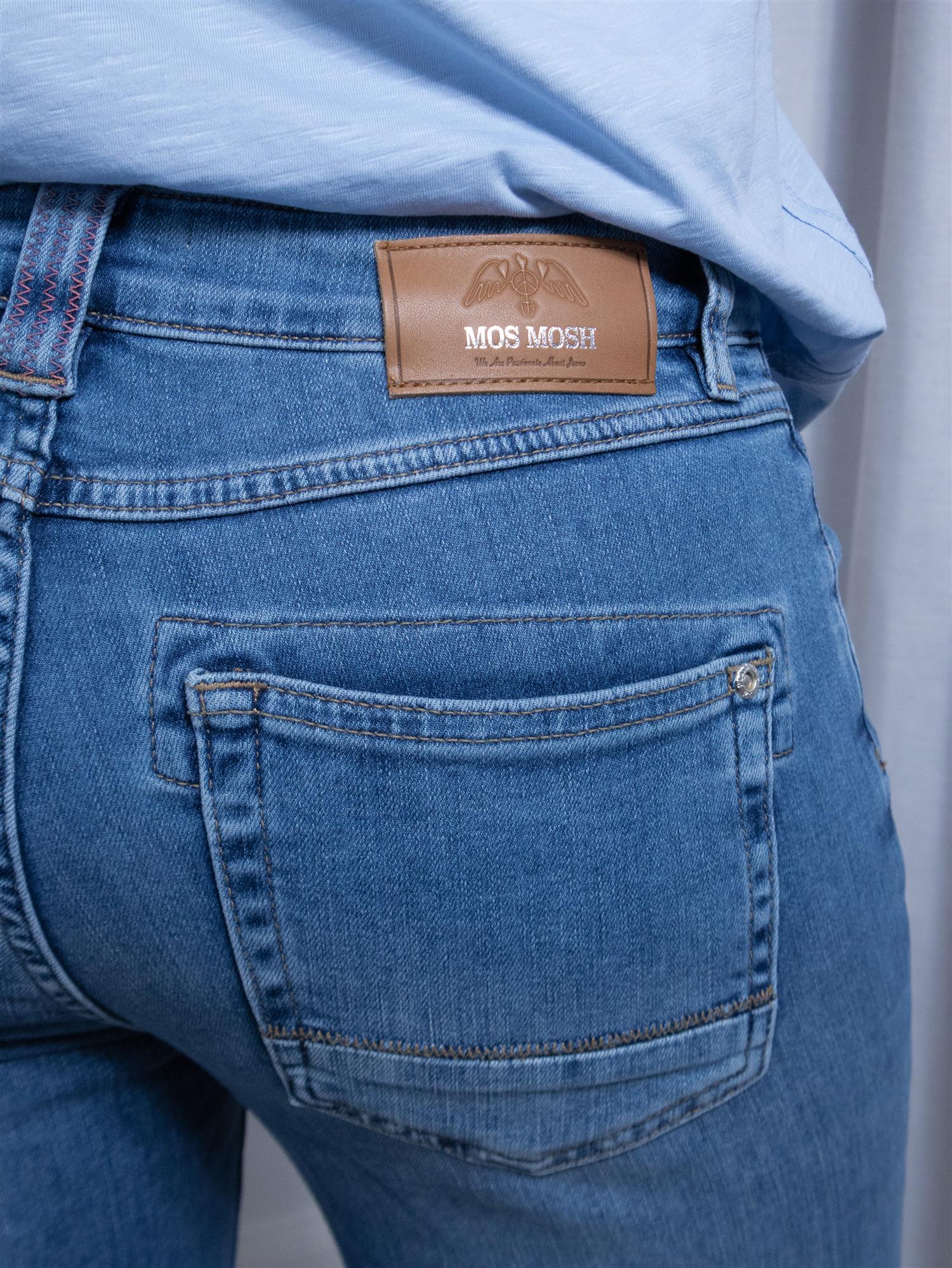 Mos Mosh Naomi Olympos Jeans Mid Blue