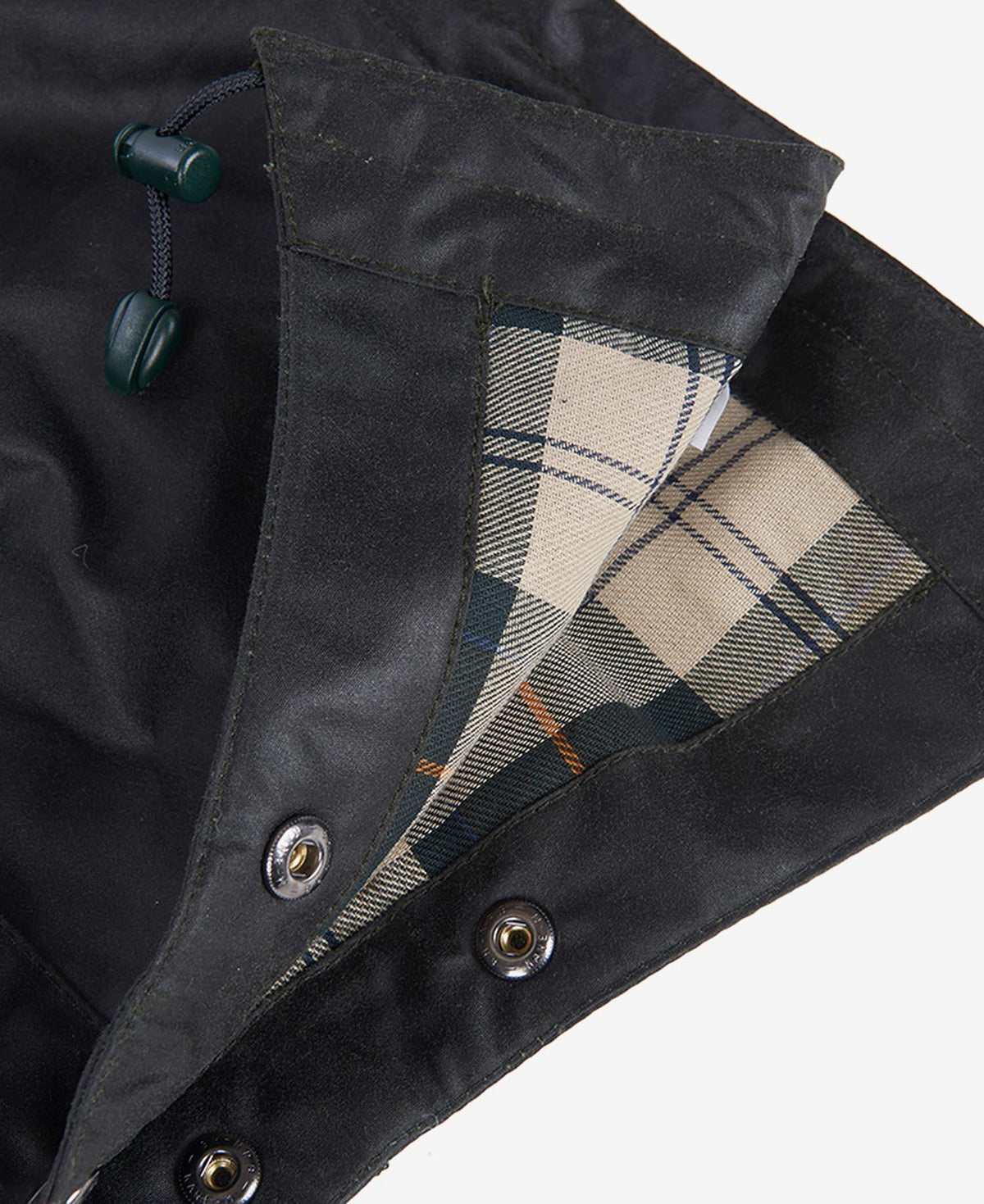 Waxed Cotton Hood Sage