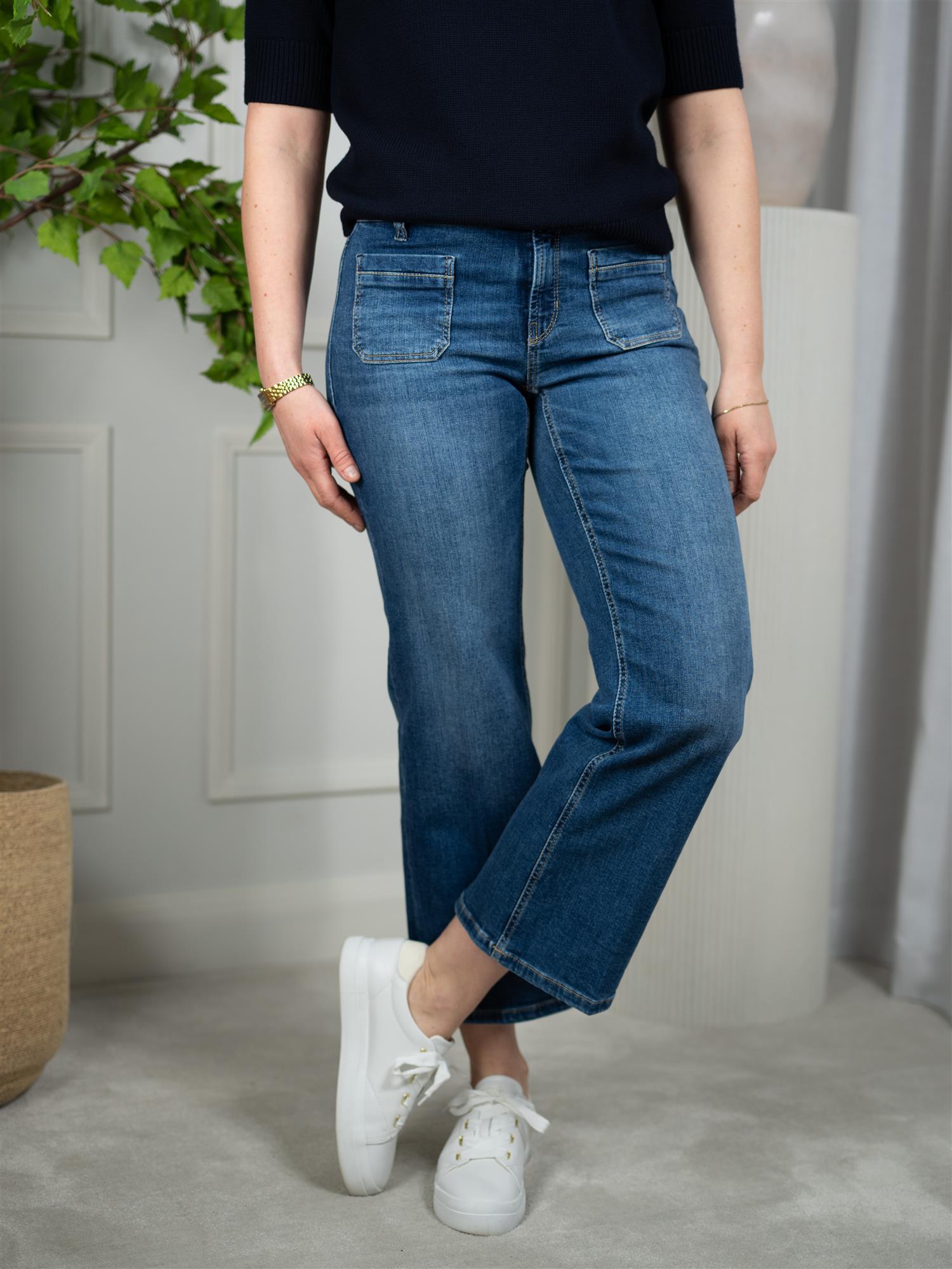 Cambio Tess Pocket Crooped Summer Glam Used