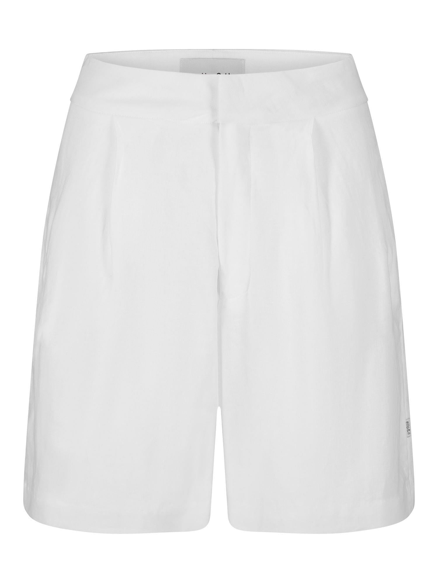 Ella&il Fie Linen Shorts White