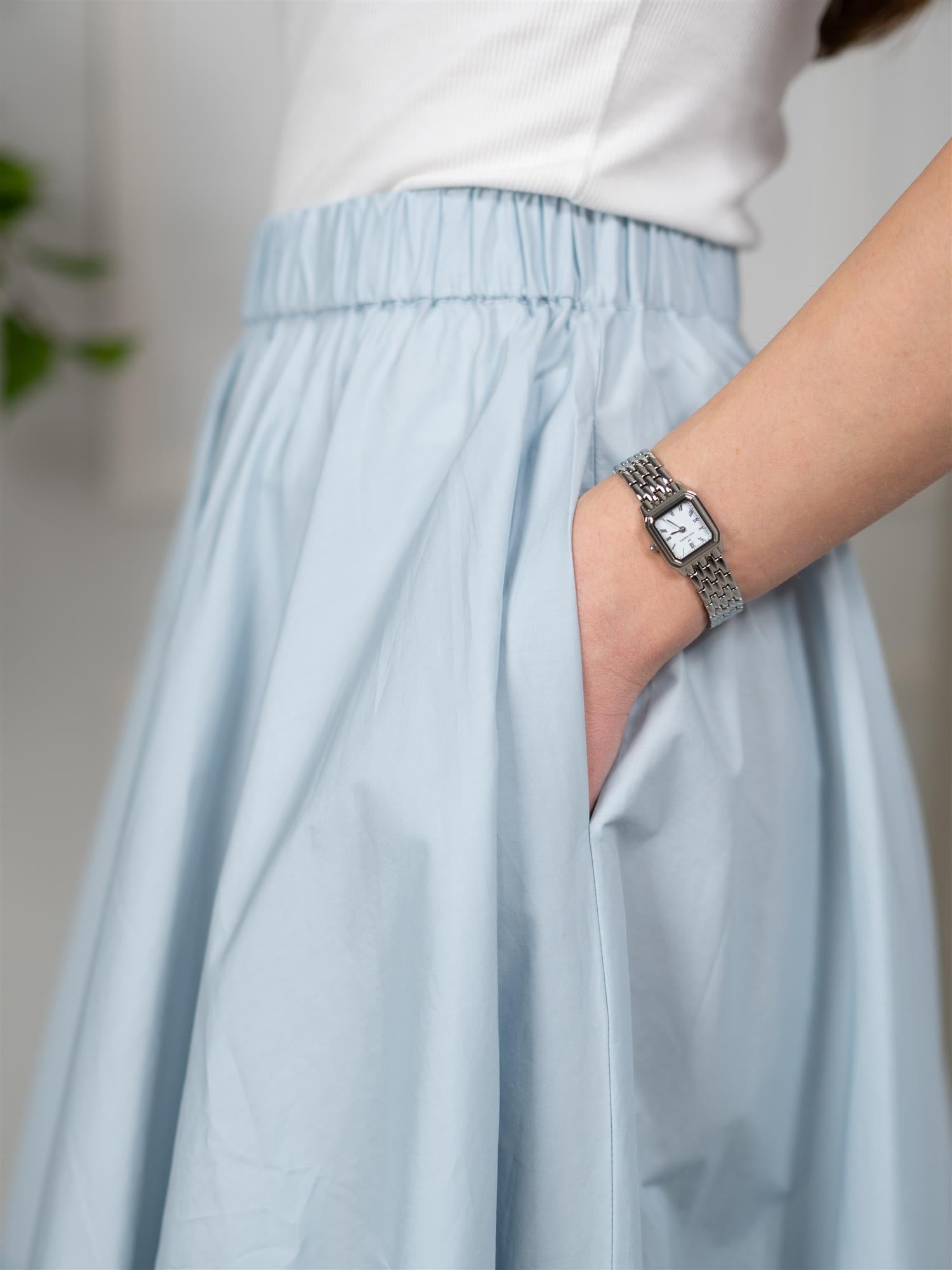 ONE and OTHER Lisette Skirt Light Blue