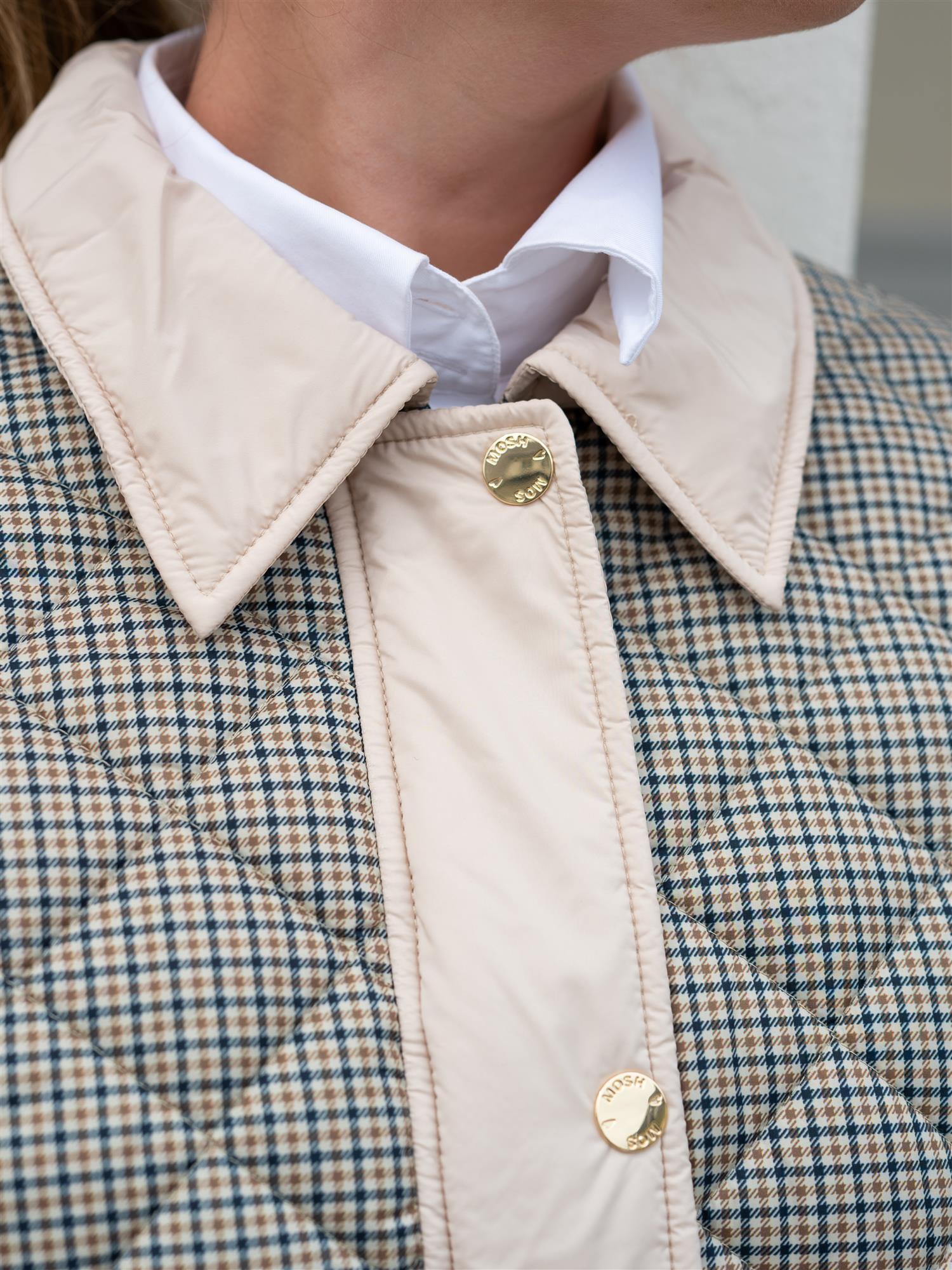 MMAnna Rye Check Jacket Doeskin