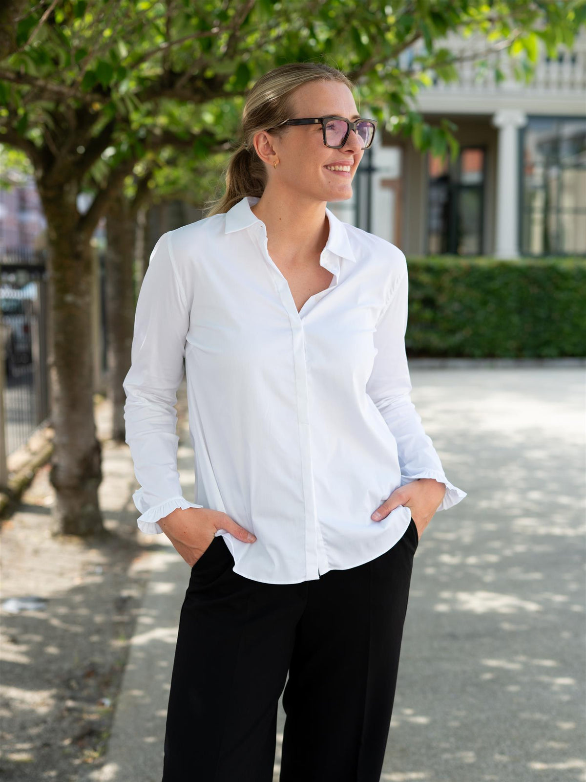 MMMattie Flip Shirt White