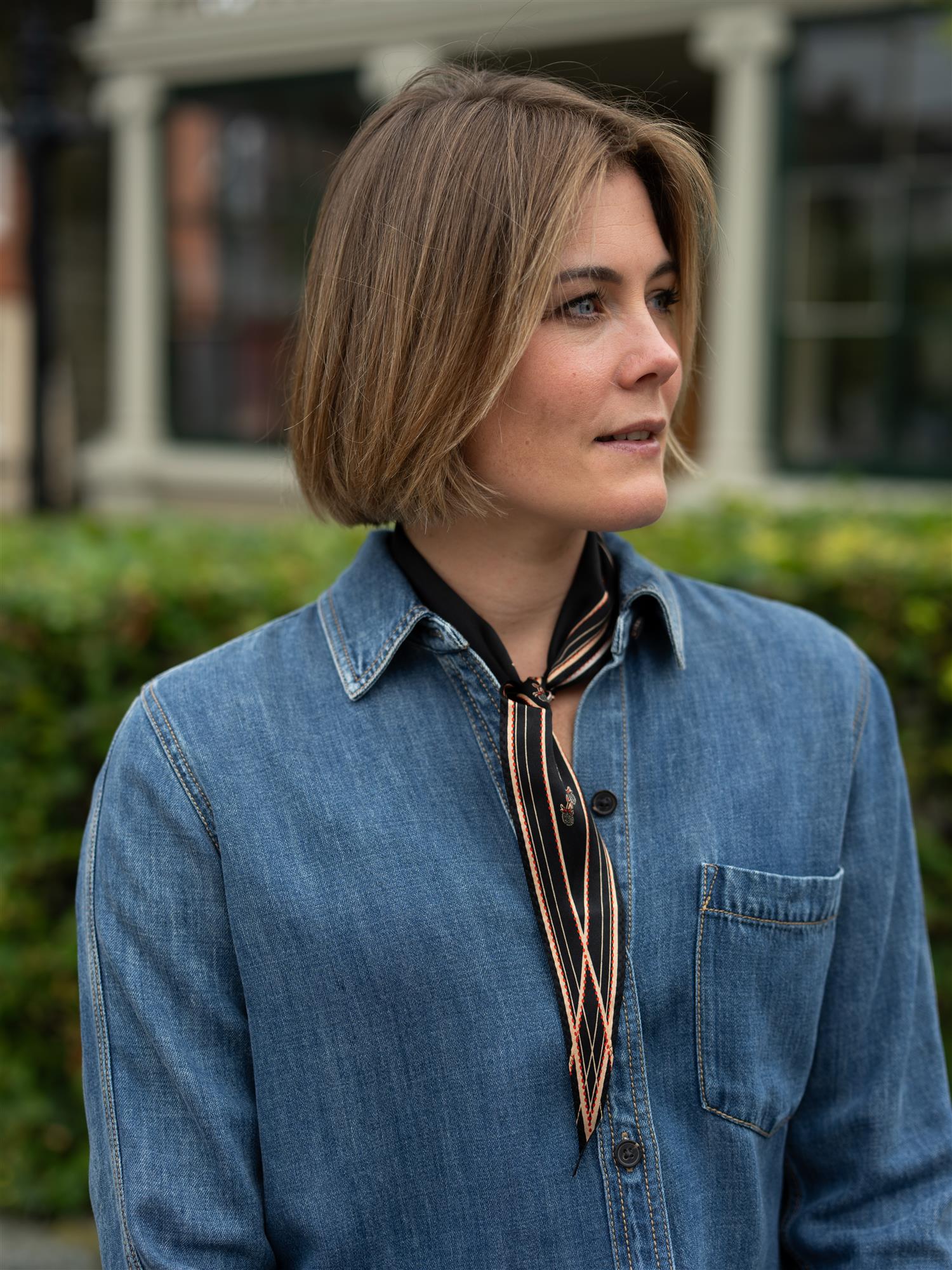 Beck Söndergaard Brombeere Diamond Scarf Black