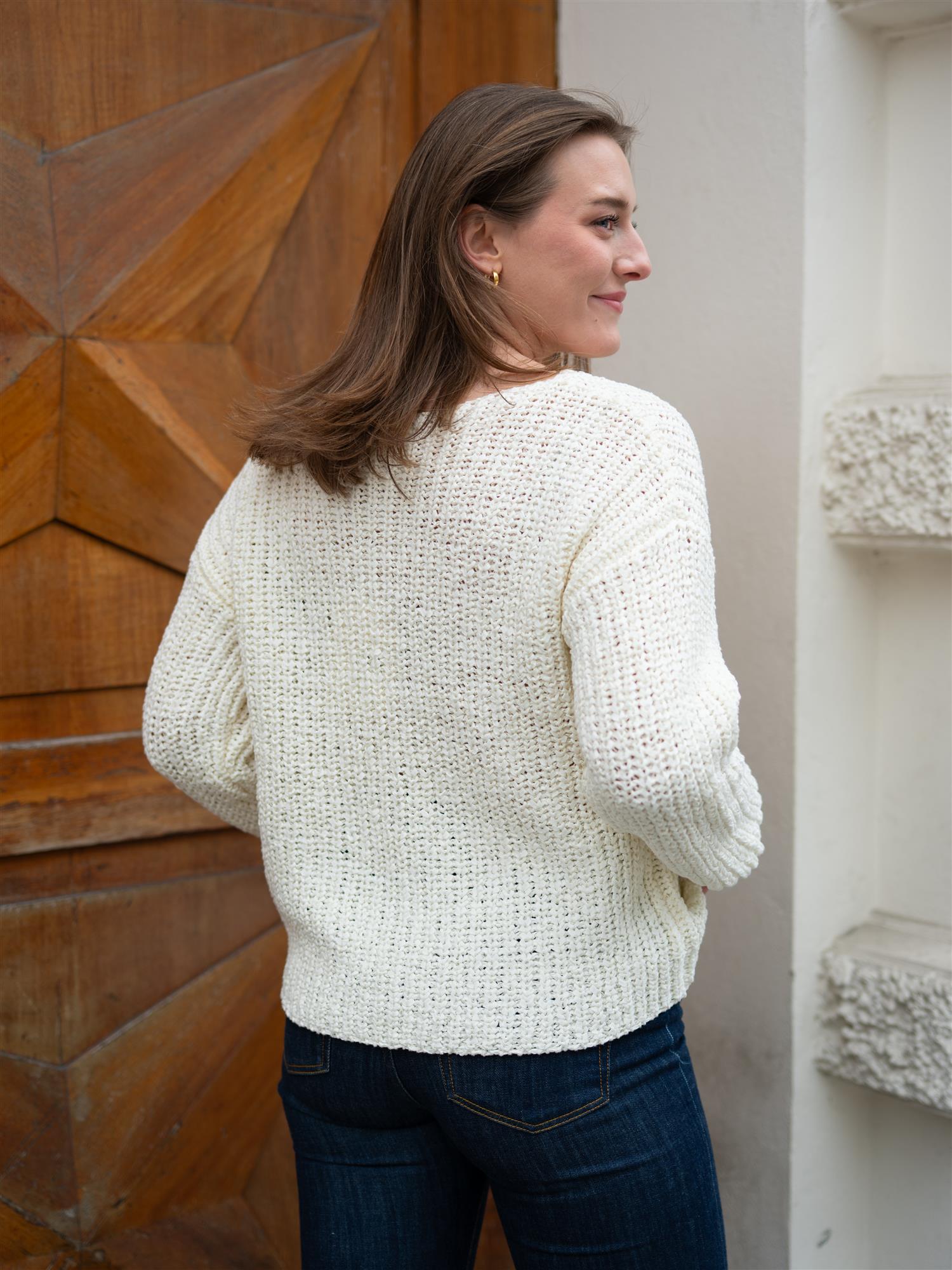 ONE and OTHER Demi knitted Sweater Offwhite