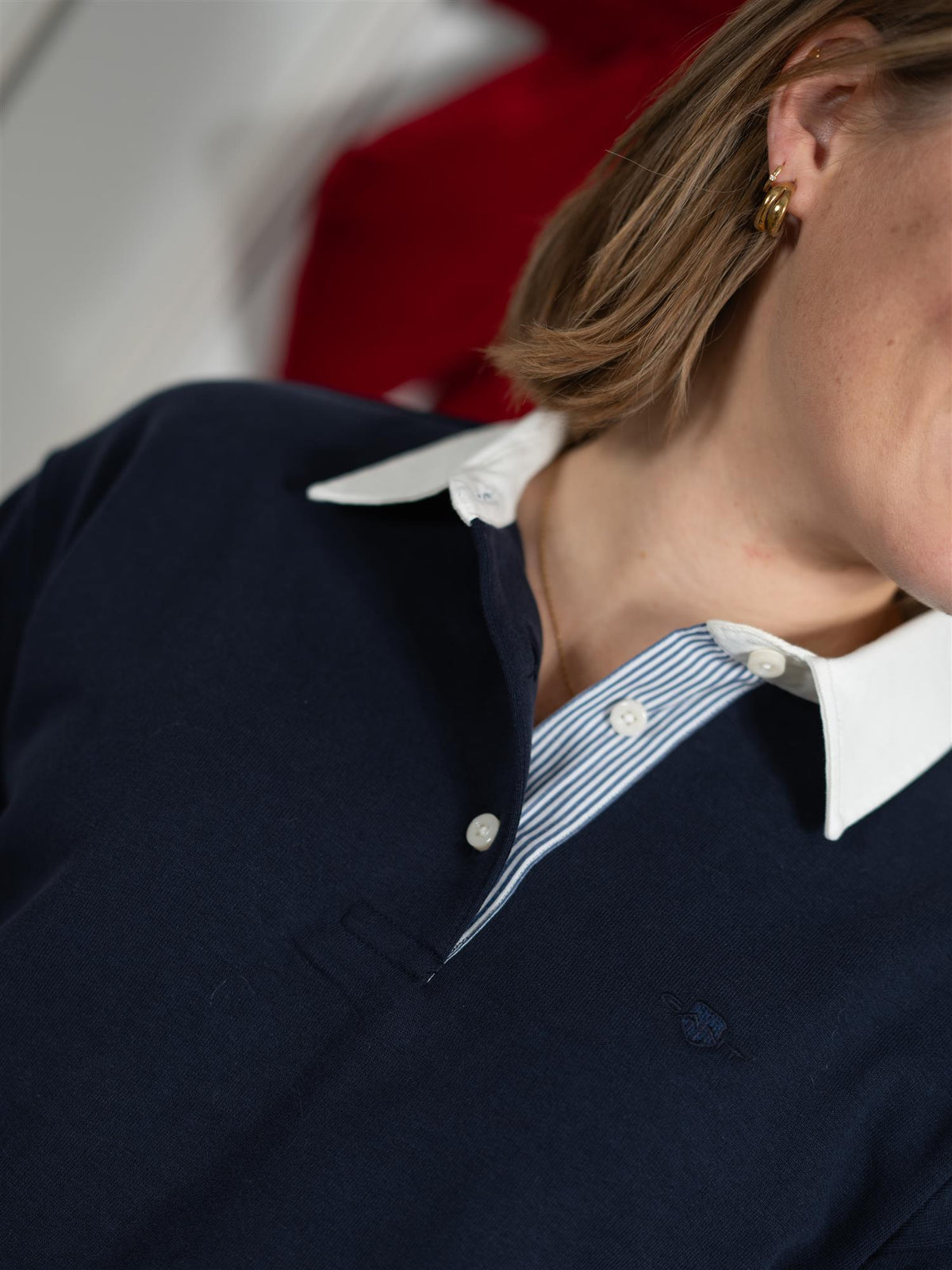 Rugger Sweatshirt Evening Blue