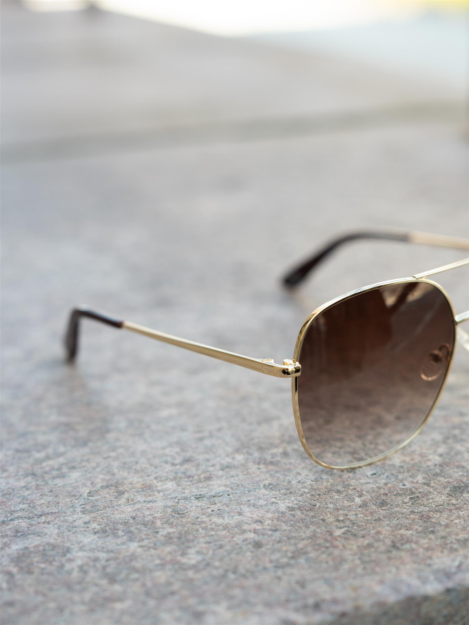 Glas Ella Gold Sunglasses