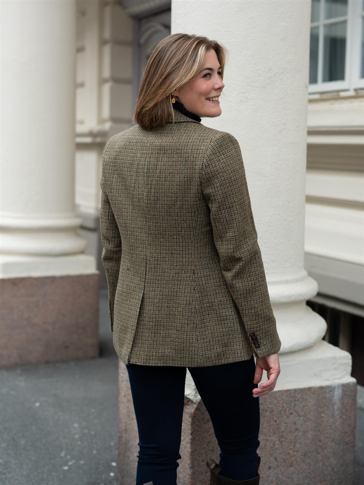 Brook Houndstooth Blazer