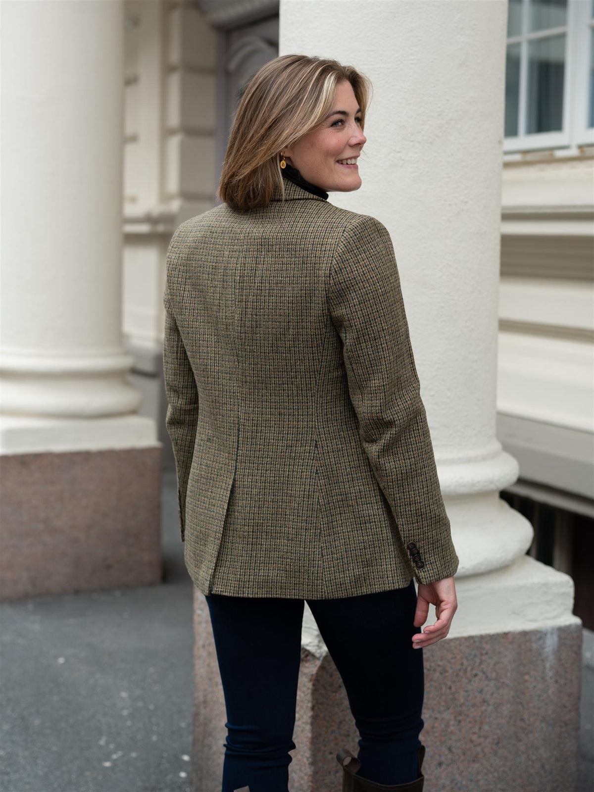Brook Houndstooth Blazer