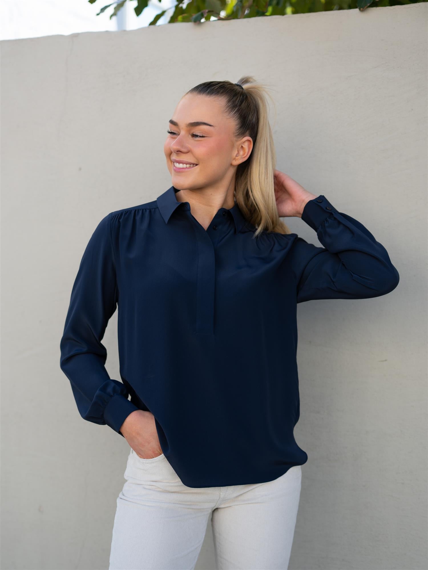 Riccovero Savannah Blouse Mørk Blå