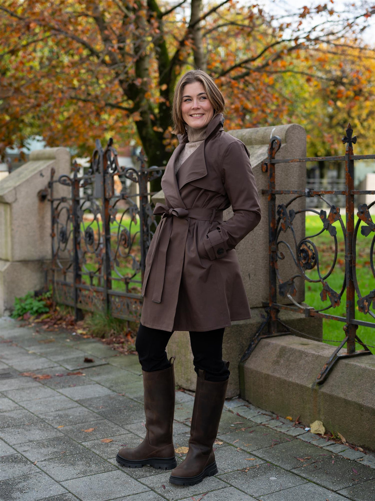 Yr'en Coat Brown