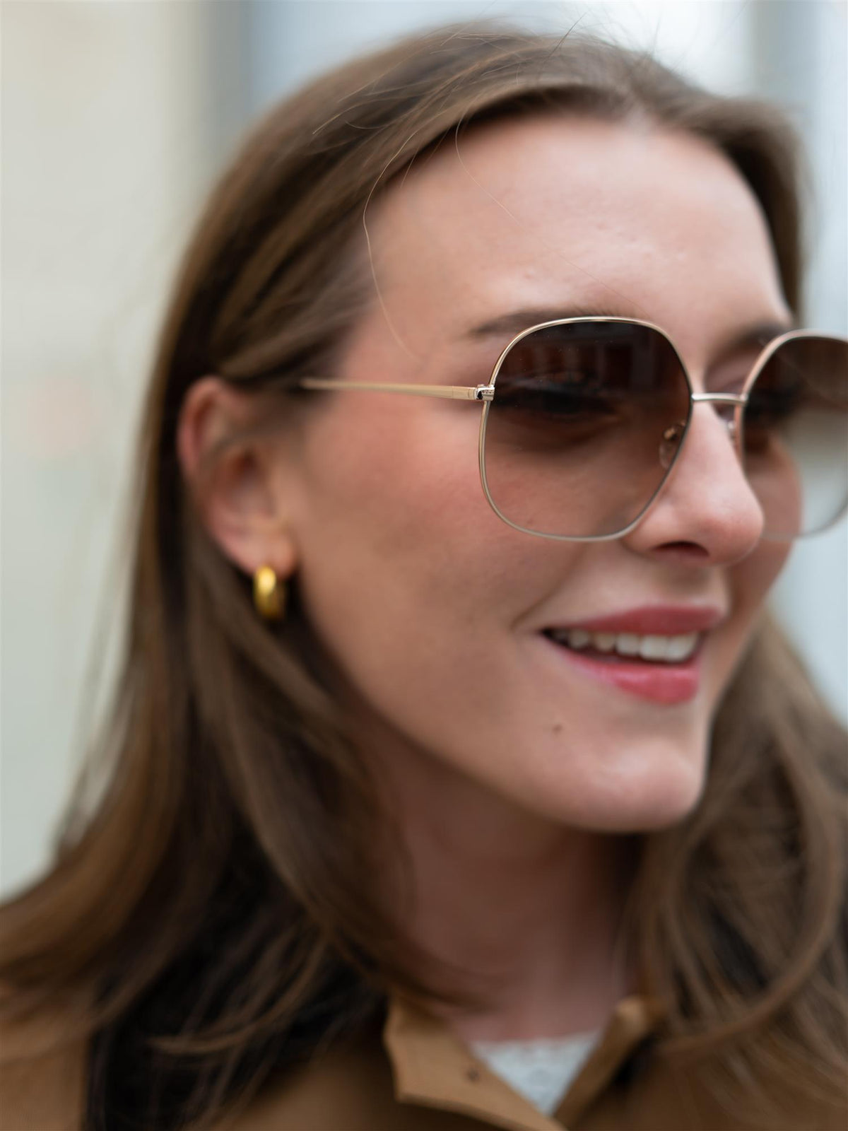 Glas Cornelia Gold Blush Sunglasses