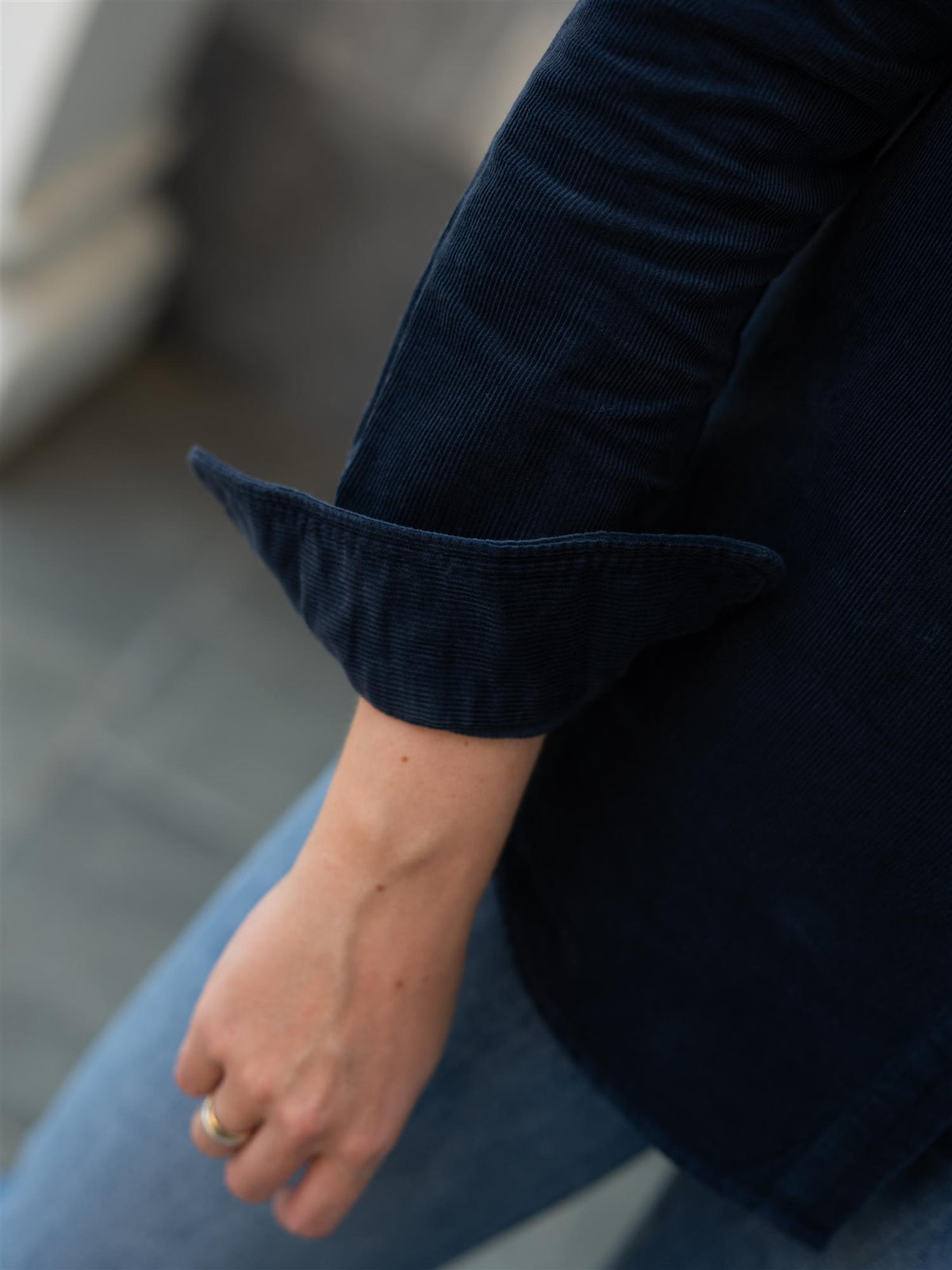 Woven Sport Shirt Navy