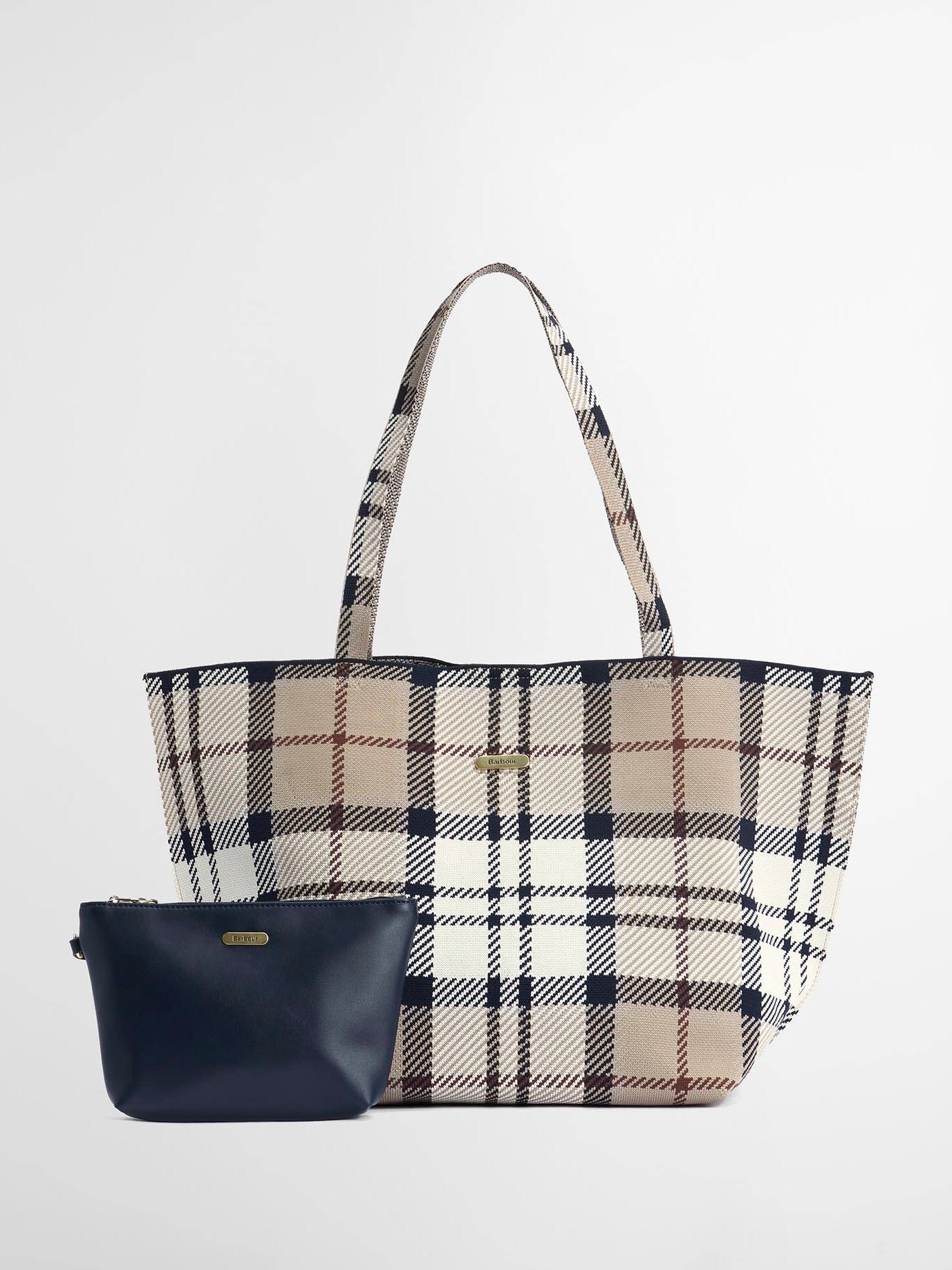 Barbour Layla Large Tote Military Brown/Classic