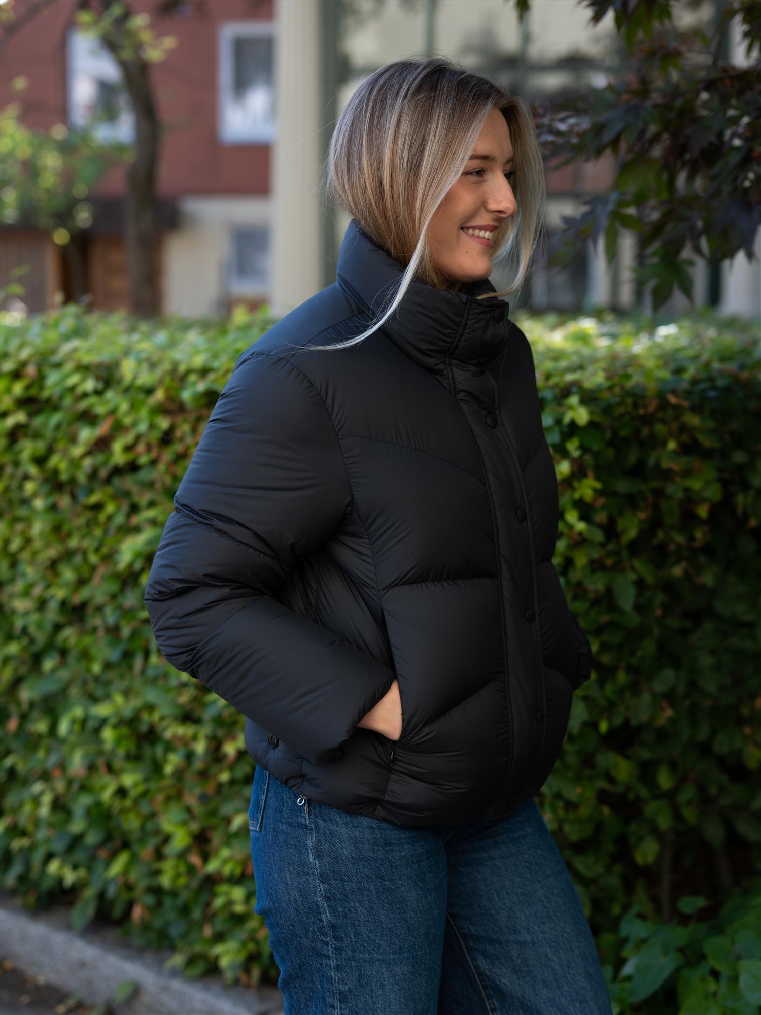 Ladies Down Jacket Black