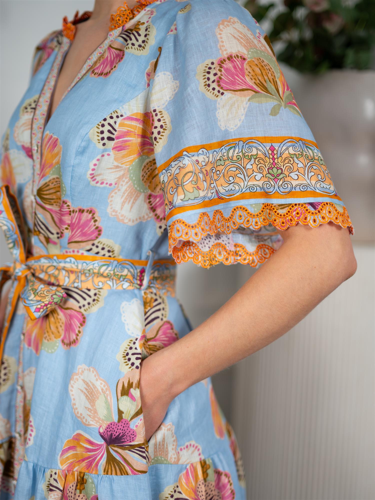 Hale Bob Brody Dress Blue