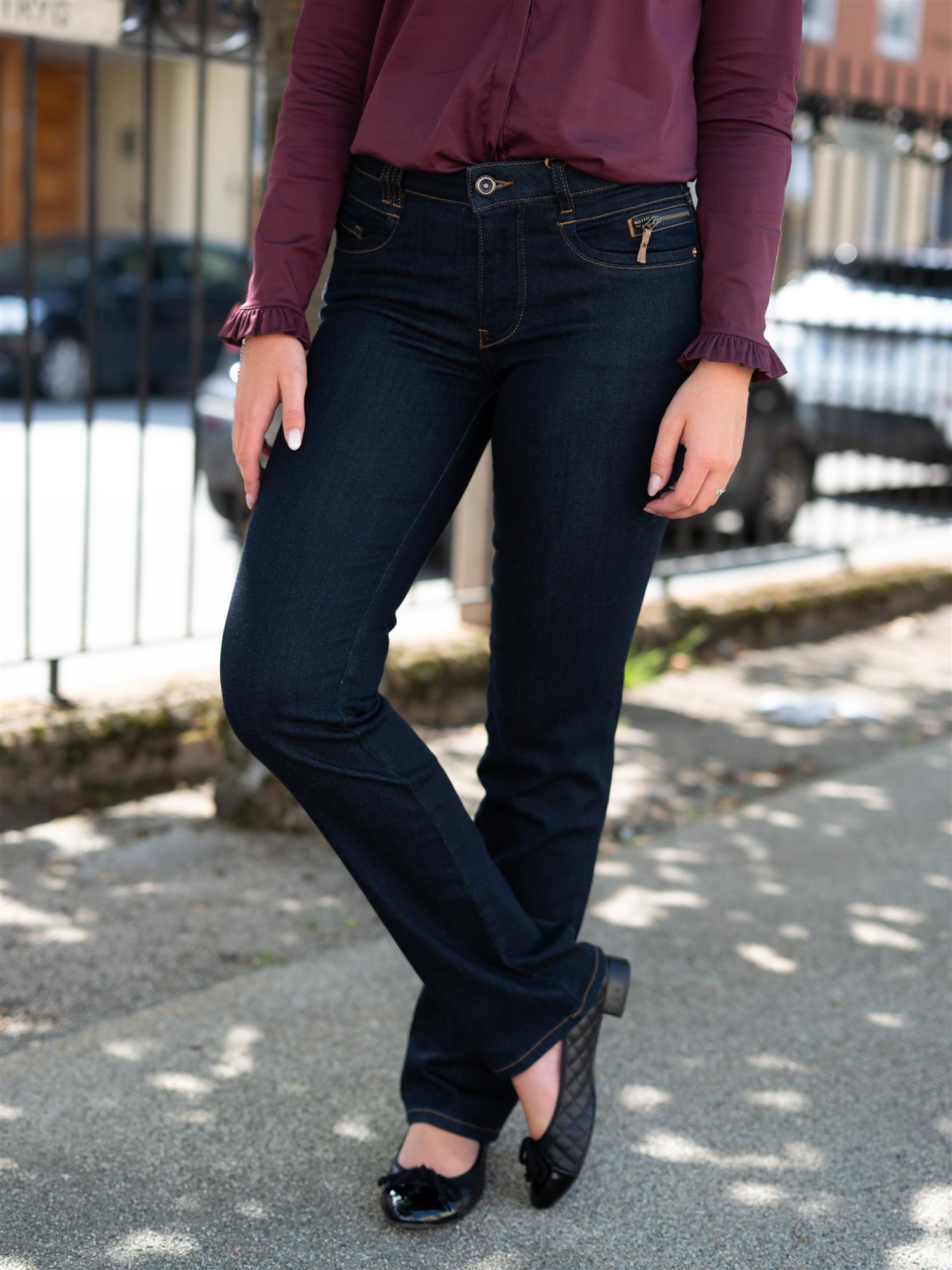 Mos Mosh Carla Naomi Deluxe Jeans Dark Blue