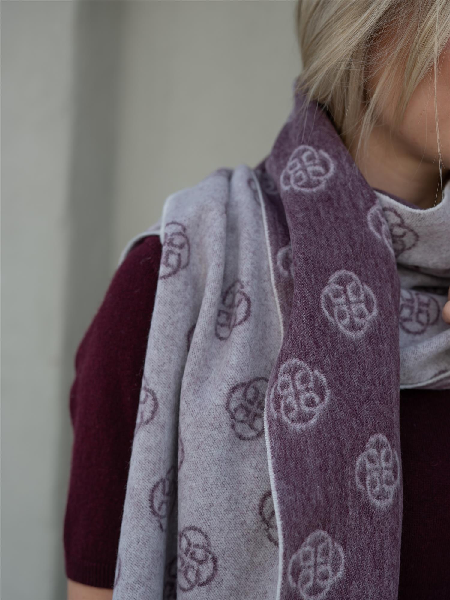 Monogram Wool Scarf