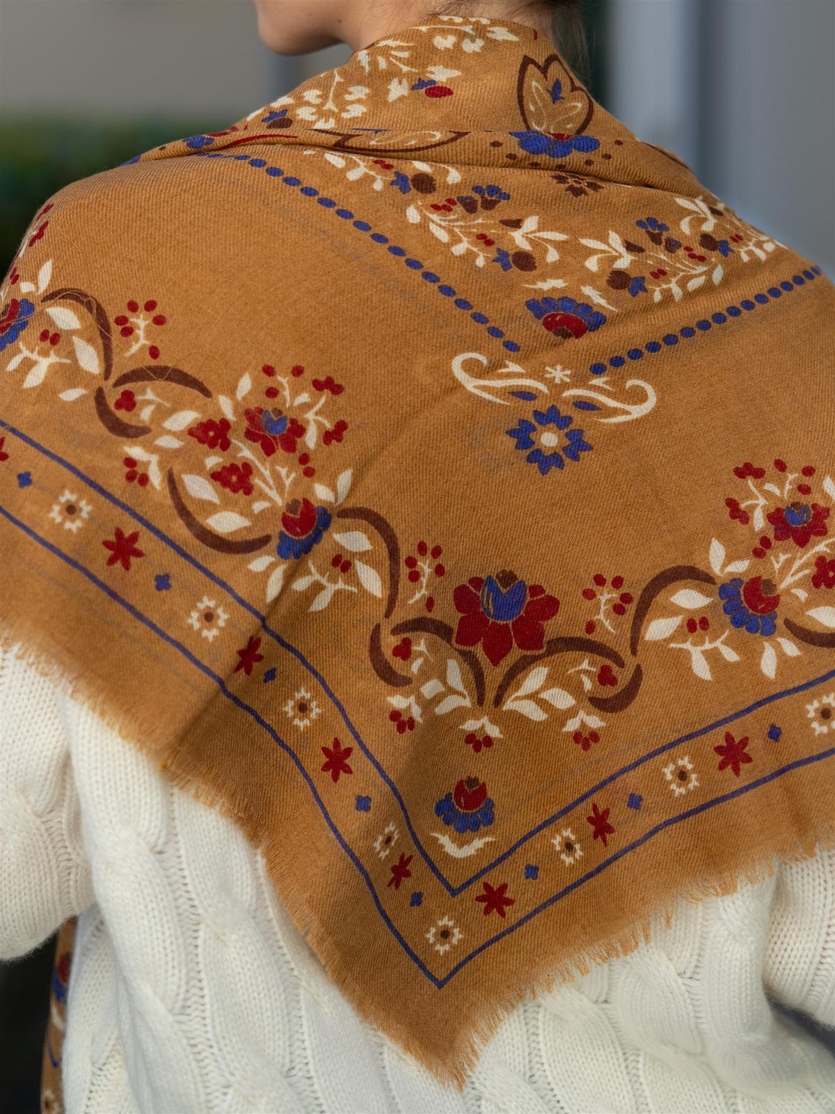 Scarf Secret Garden Camel WS