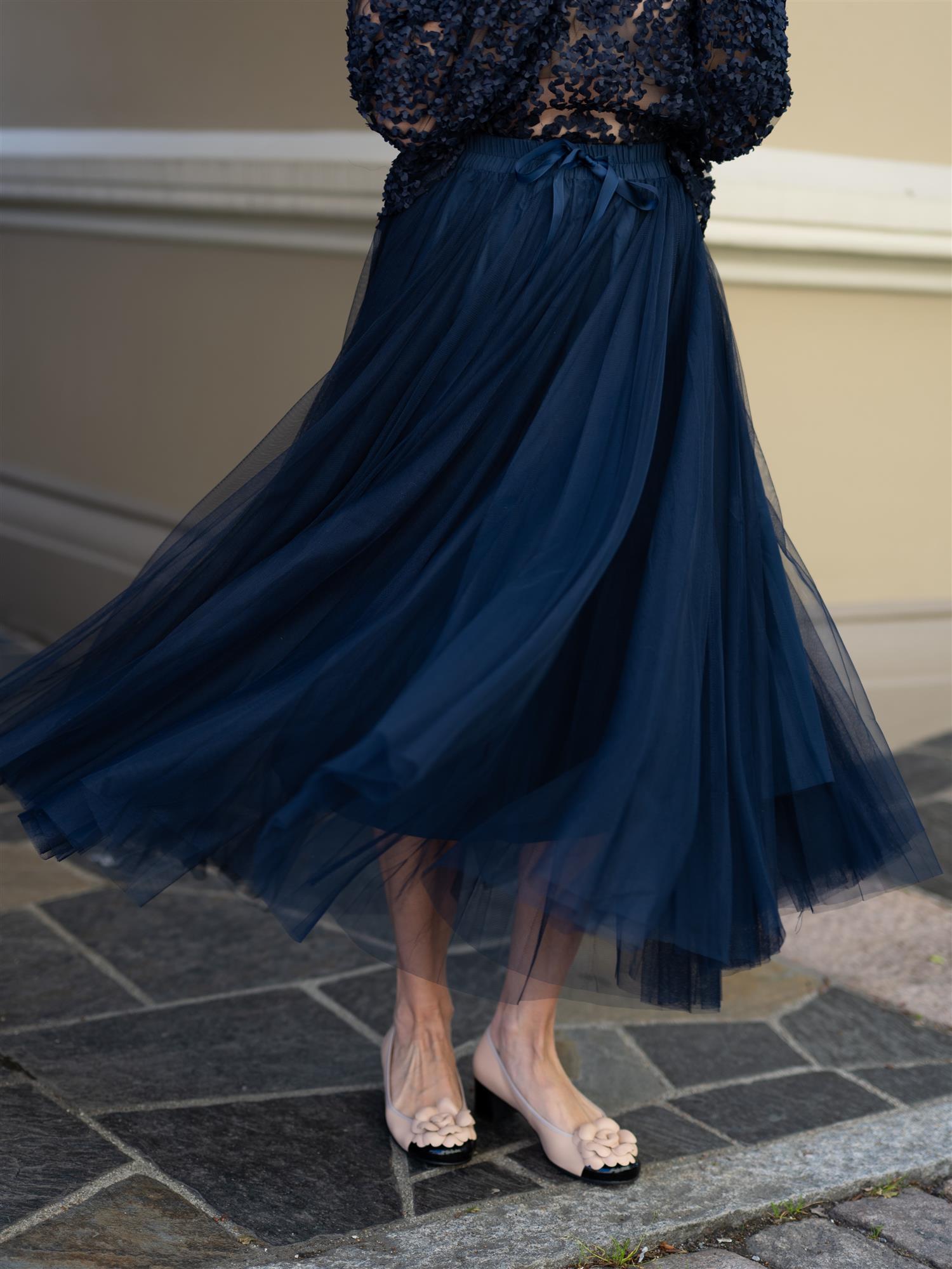 From Paris With Love Tyllskjørt Navy