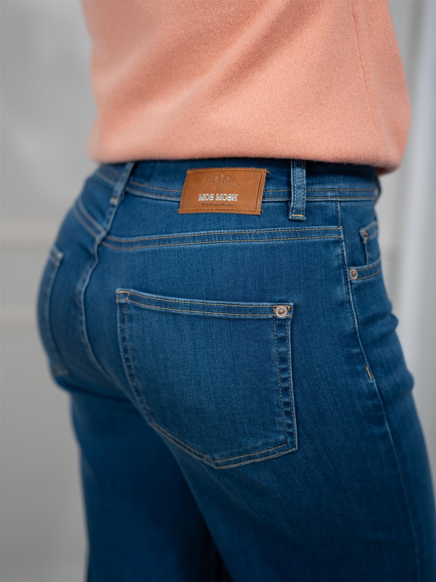 Mmdara Deluxe Jeans Mid Blue