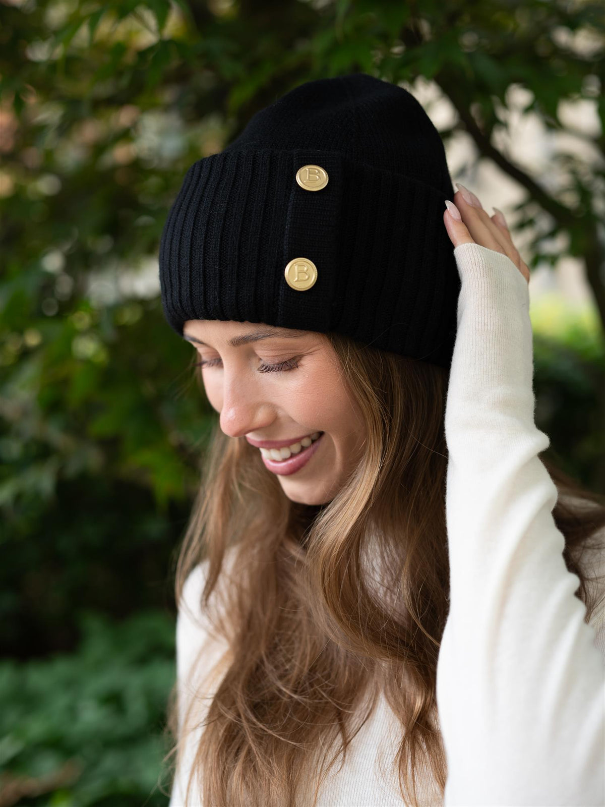 Roya Beanie Black