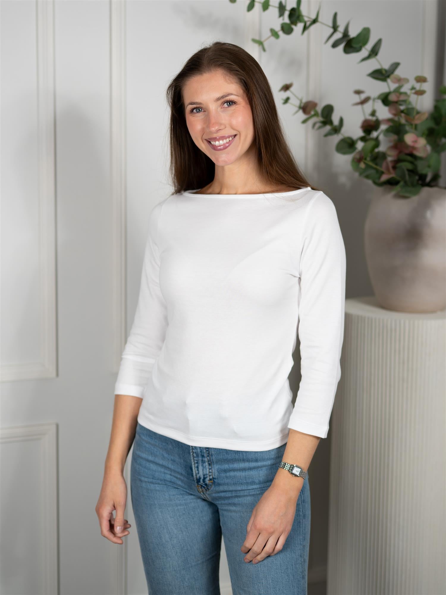 Julie Josephine Nina Half Sleeve White